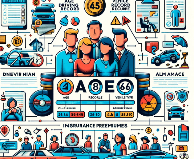 Determining Factors for Insurance Premiums How age, driving record, and vehicle type affect costs