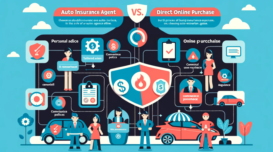 The Role of an Auto Insurance Agent Choosing between agents and direct online purchase