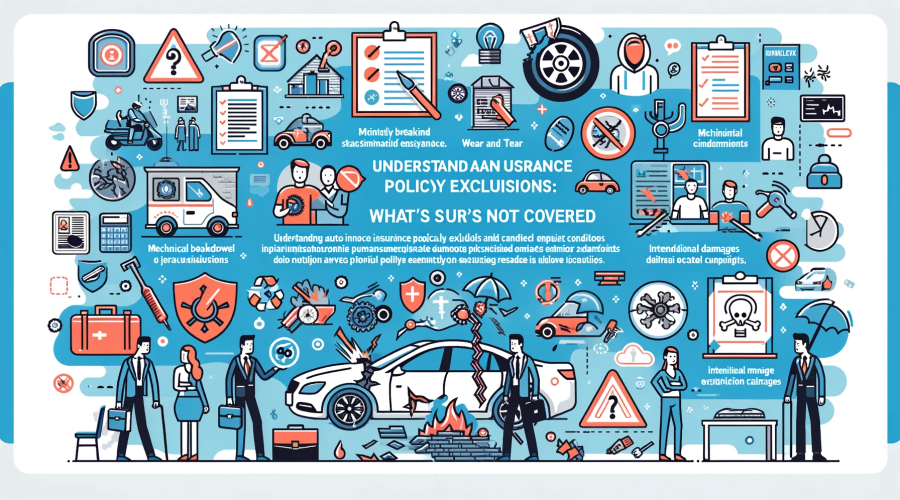 Understanding Auto Insurance Policy Exclusions What’s not covered