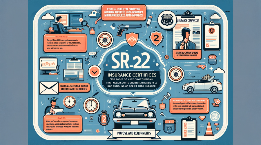 SR-22 Insurance Certificates Purpose and requirements